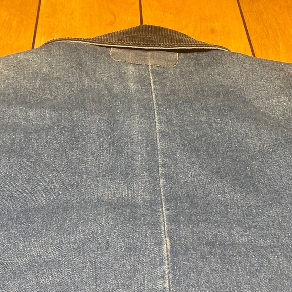 Vtg 80s Walls Blizzard Pruf USA Made Blanket Lined Denim Chore Barn Jacket Med - Picture 12 of 15